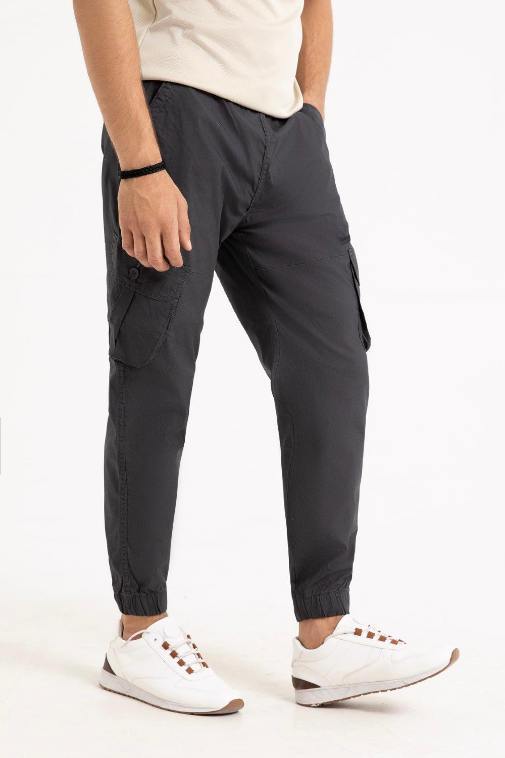 Grey Cargo Trouser