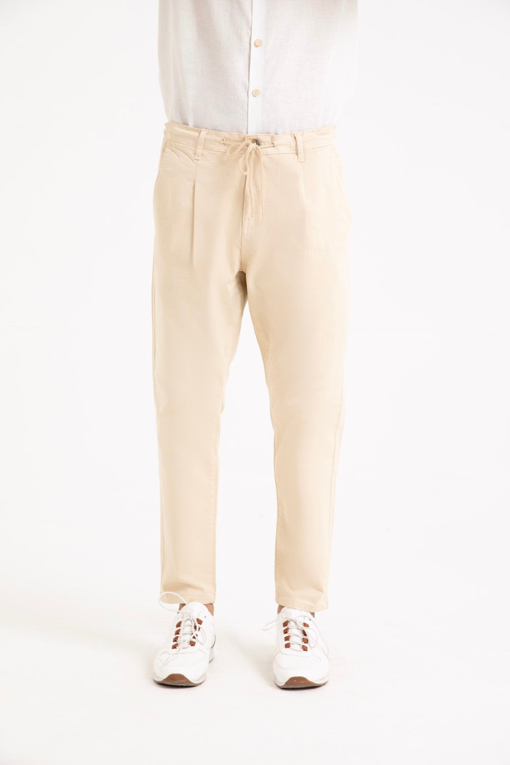 Stone Cropped Fit Fashion Pants