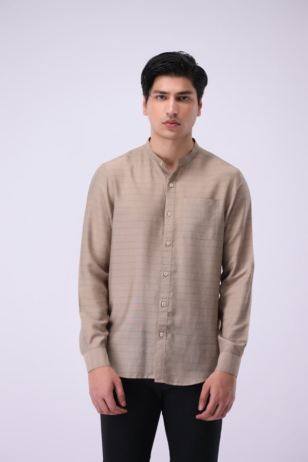 Beige Casual Shirt