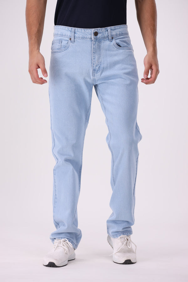 Light Blue Straight Fit Jeans