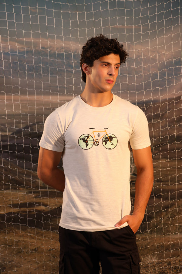 White  Graphics T Shirt