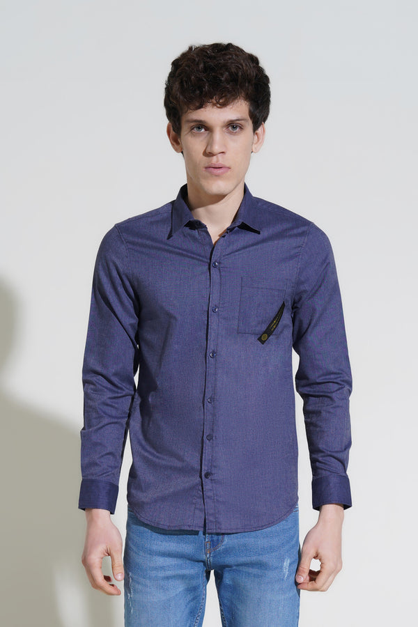 Dark Blue Casual Shirt FS