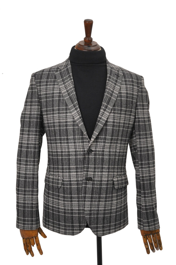 Grey Checkered Coat
