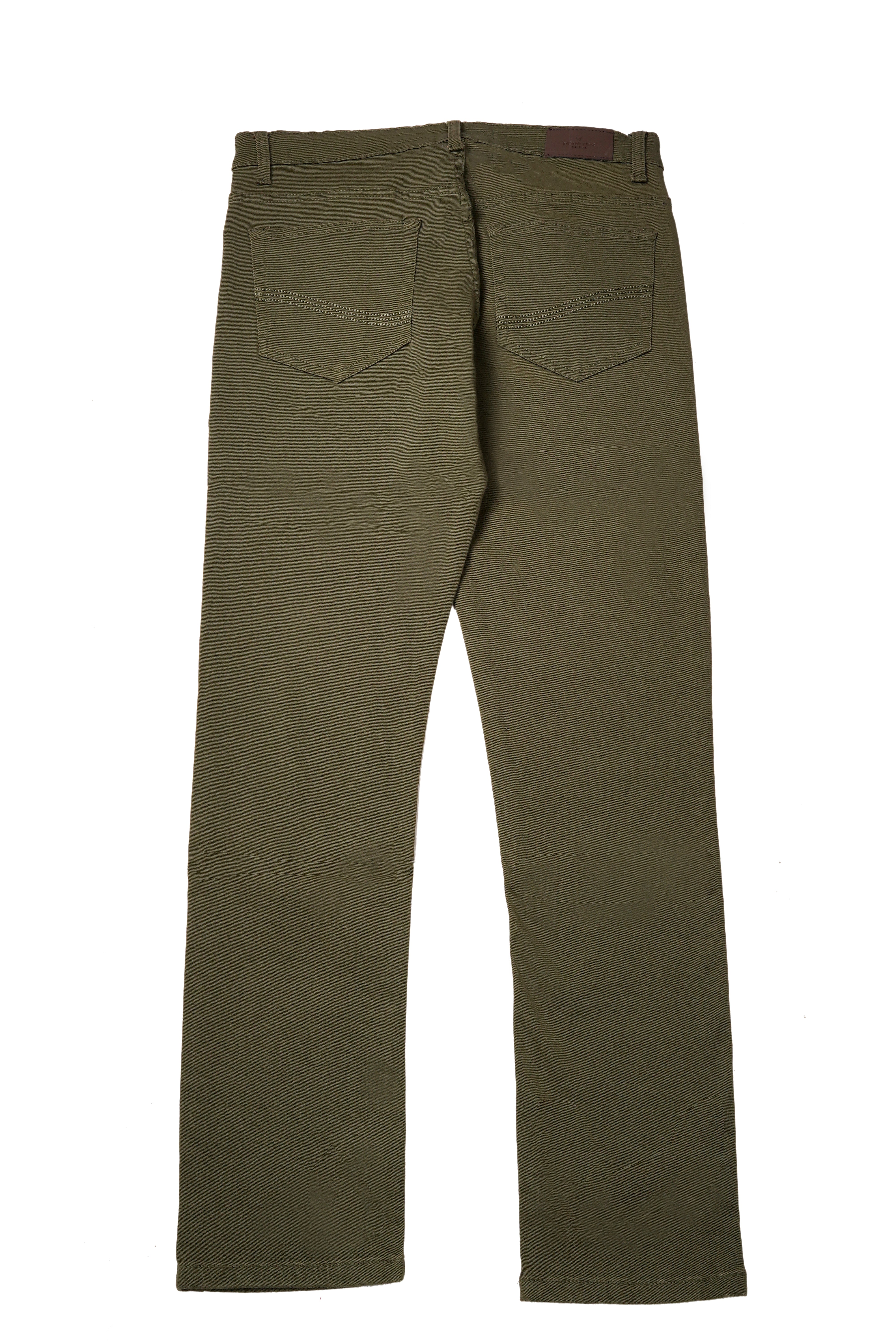 Green Slim Fit Pants