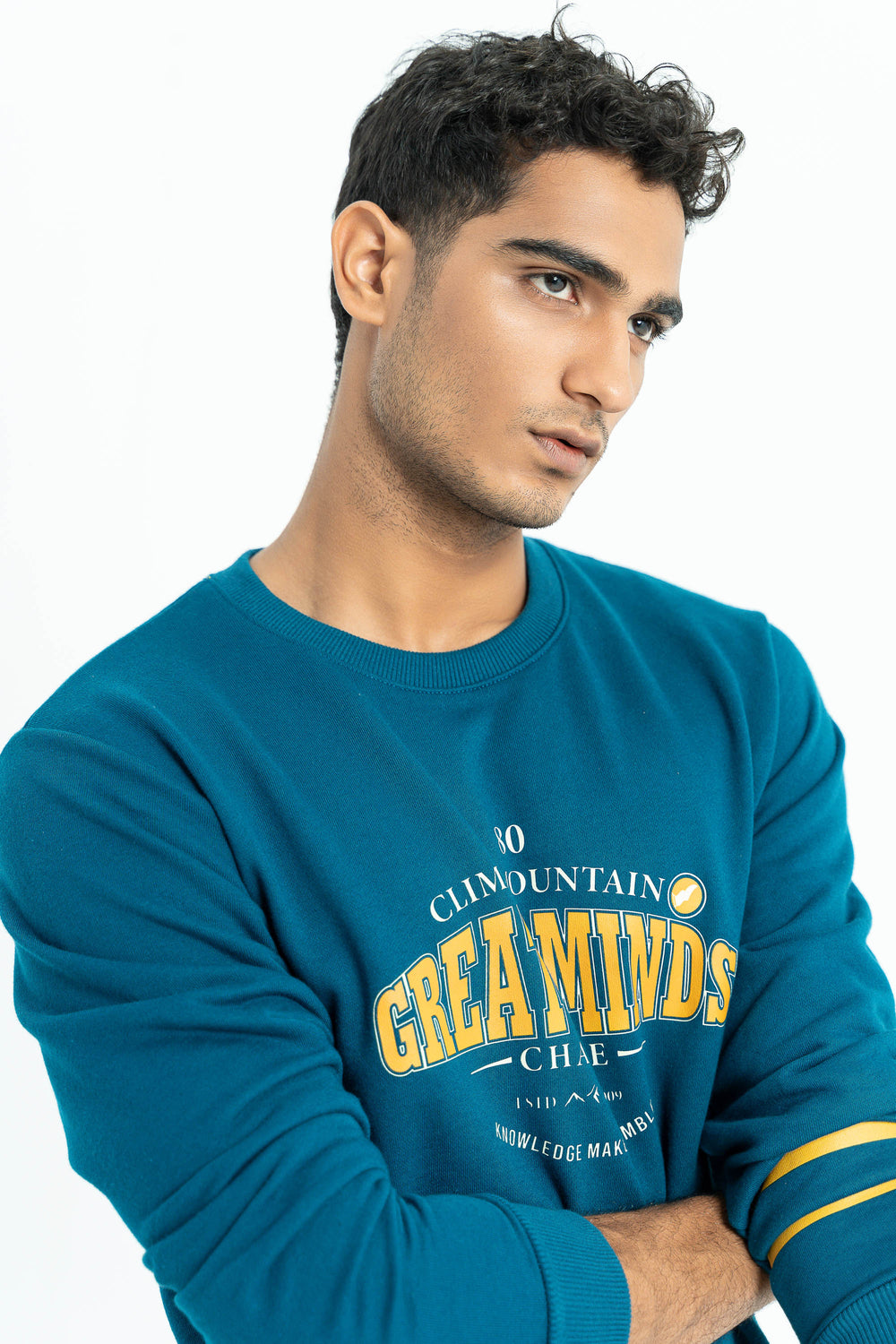 Teal sweatshirt – Equator Stores - Main Image