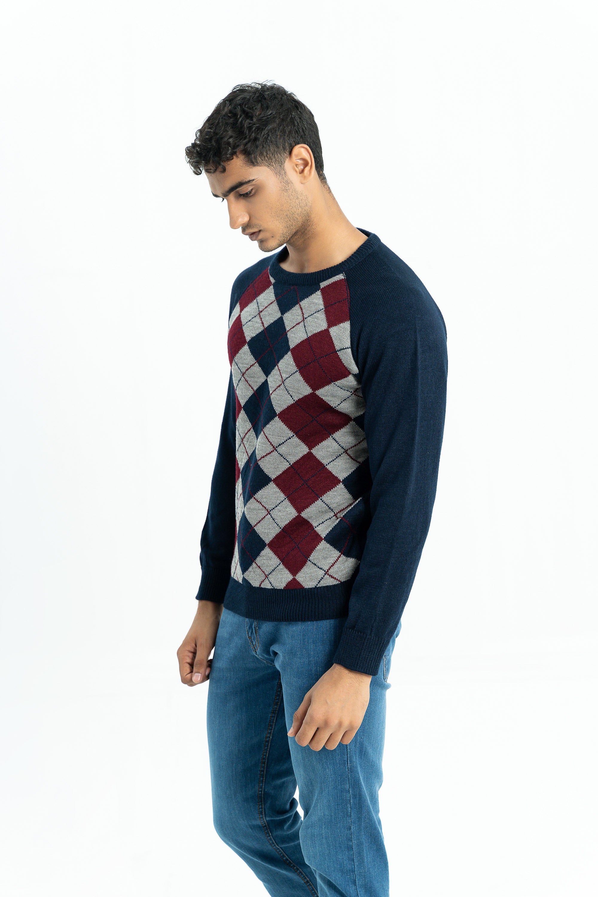 Navy Acrylic Sweater