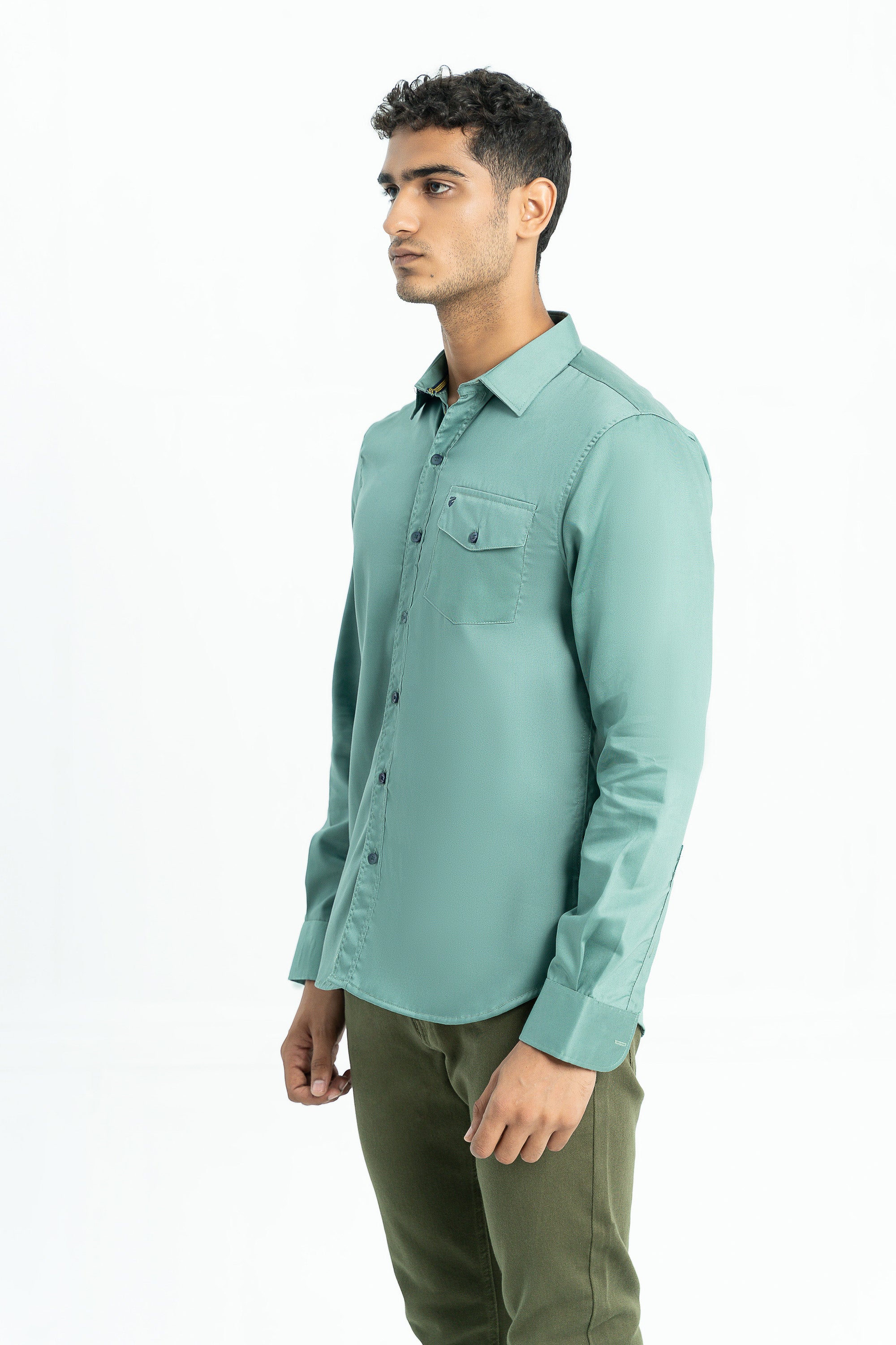 Light green casual shirt
