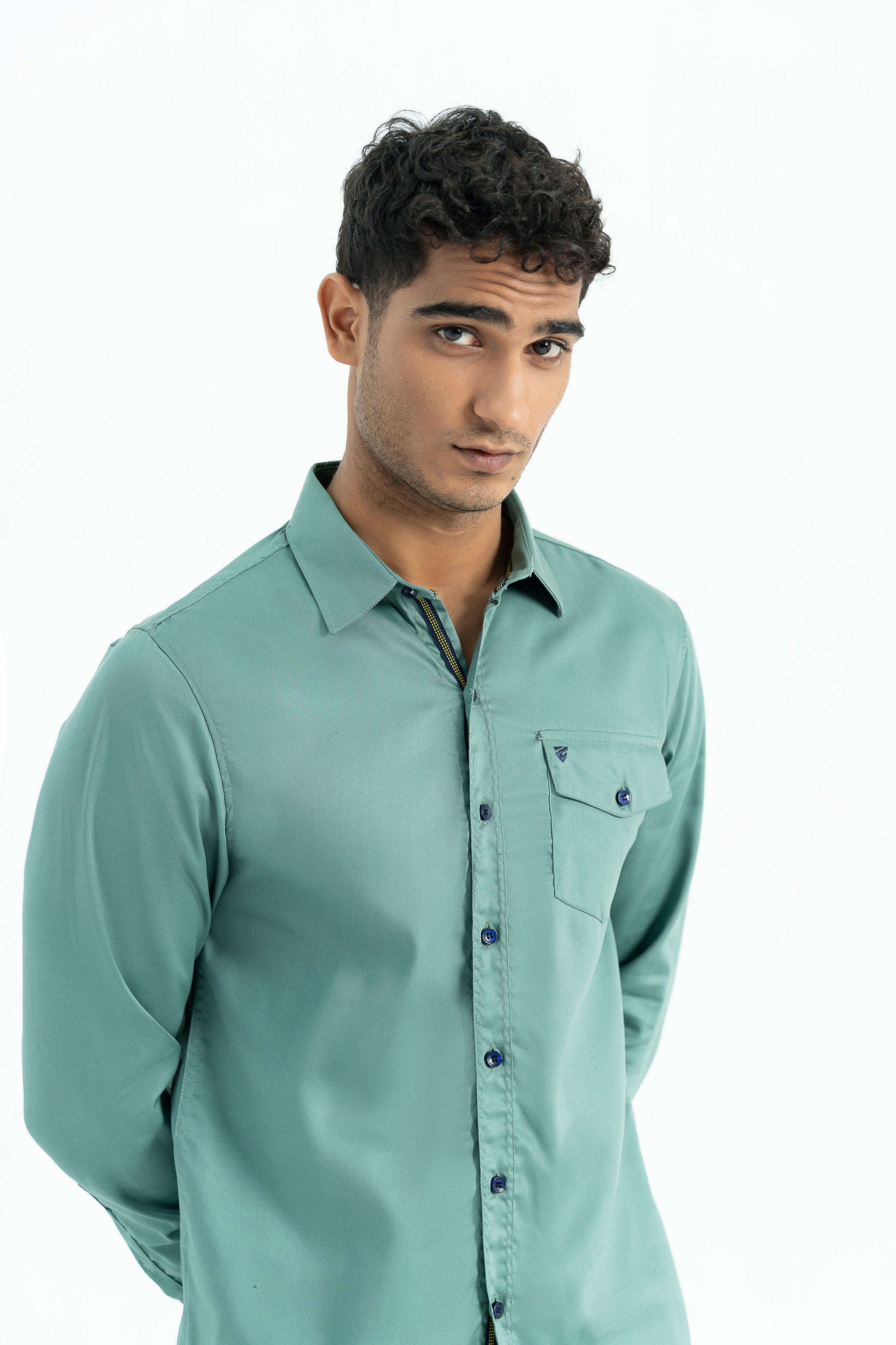 Light green casual shirt