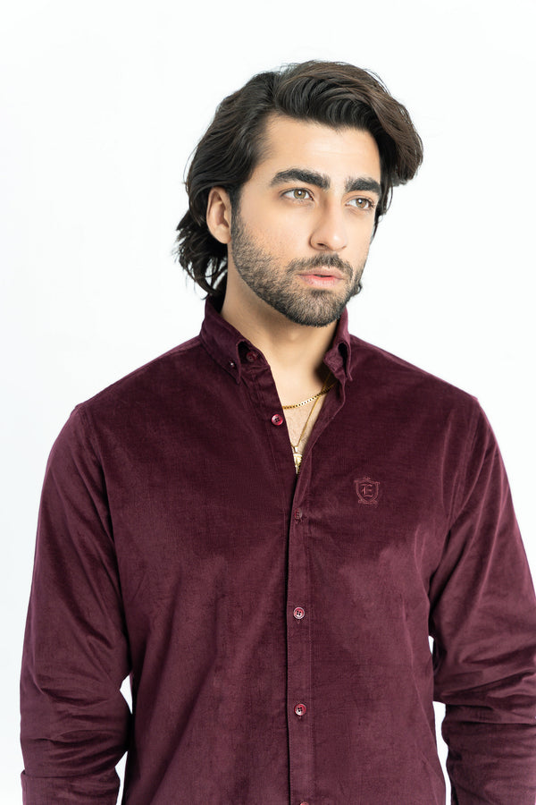 Maroon Casual Shirt