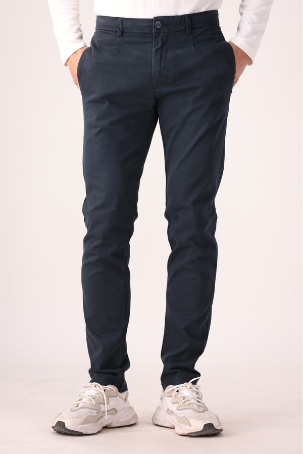 Navy Slim Fit Fashion Pent