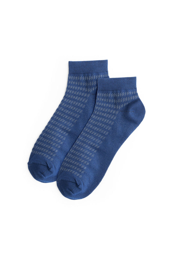 Blue Ankle Socks