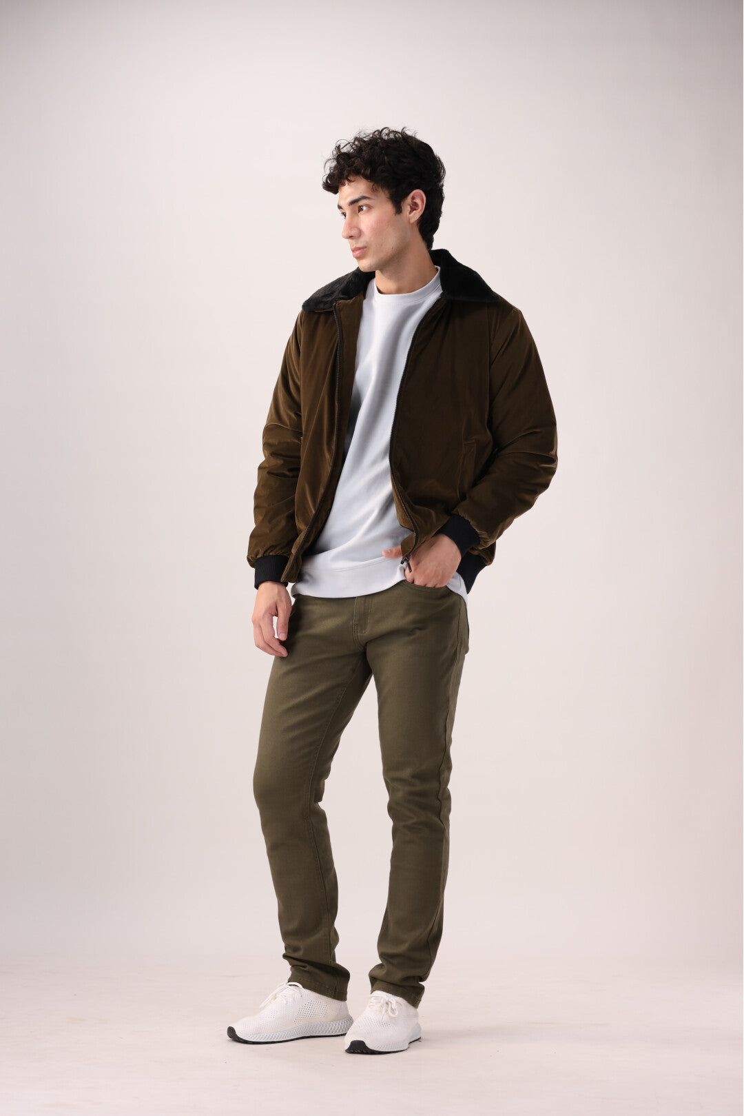 Title: Brown Full-Sleeve Jacket