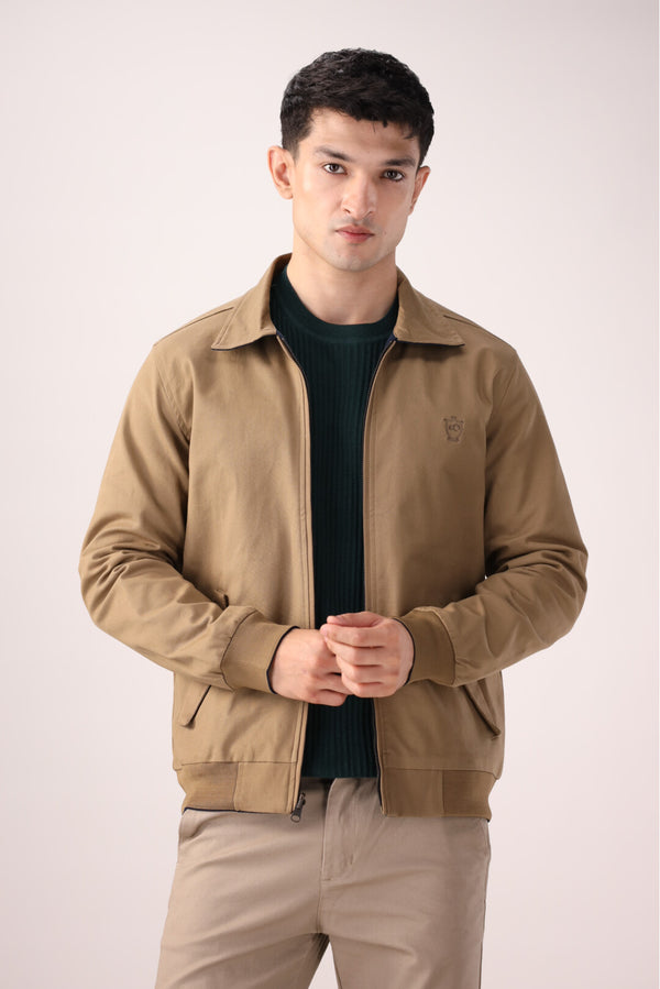 Navy-Brown Double-Sided Jacket