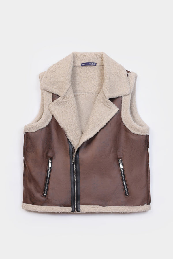 Brown Sleeves Jacket