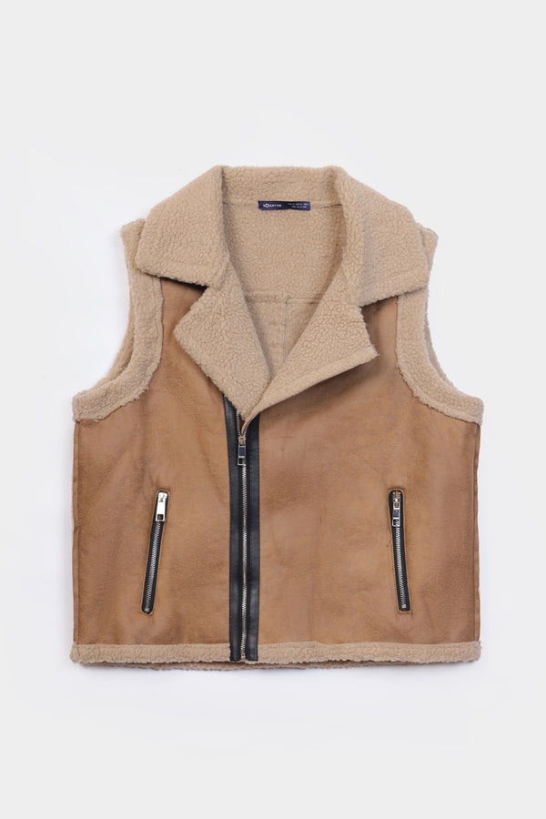 Camel Sleeves Jacket