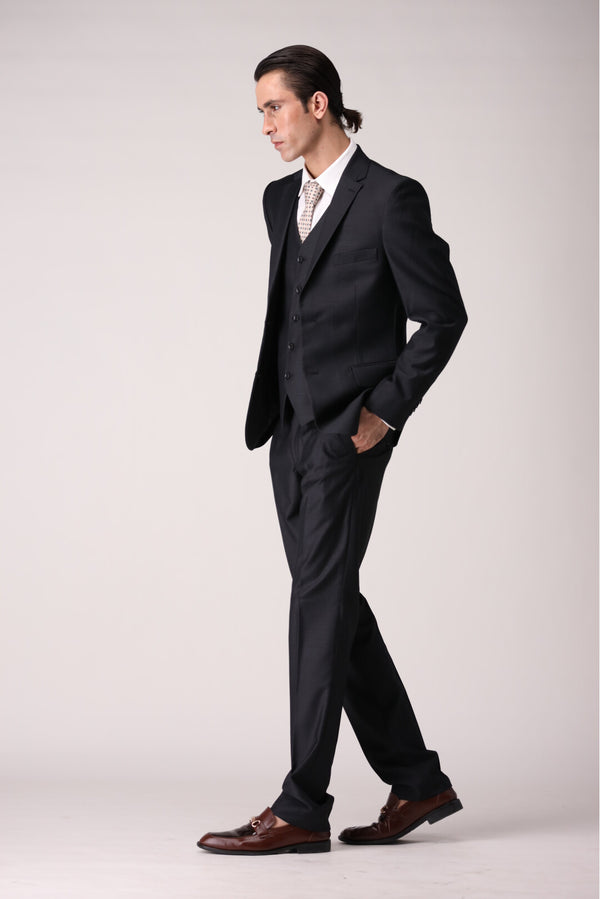 Black Three Piece Suit