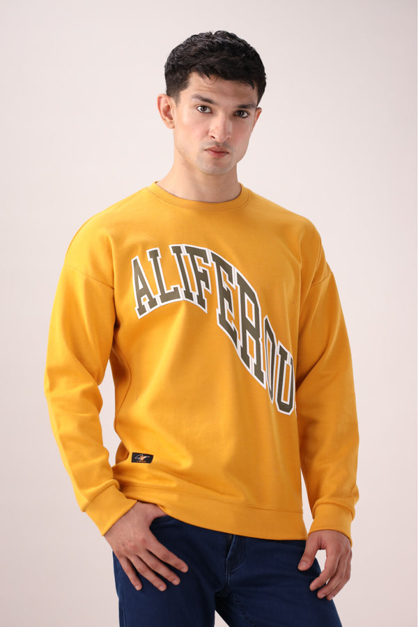 Mustard Oversized Sweatshirt