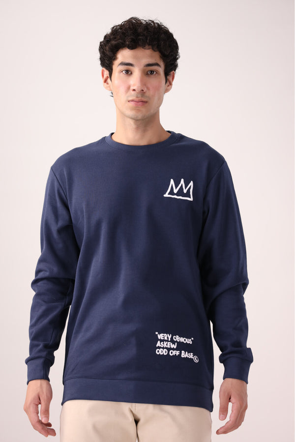 Navy Basic Sweatshirt