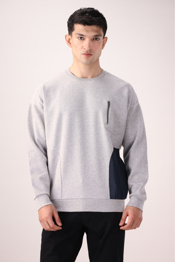 Grey Oversize Sweatshirt