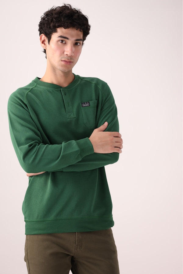 Sweat Shirt Henley