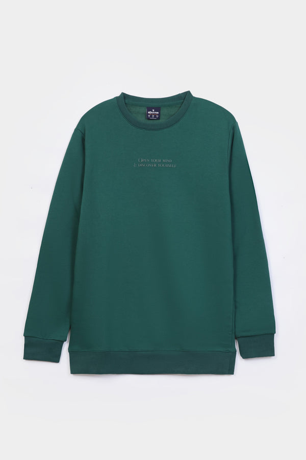 Green Graphic Sweatshirt