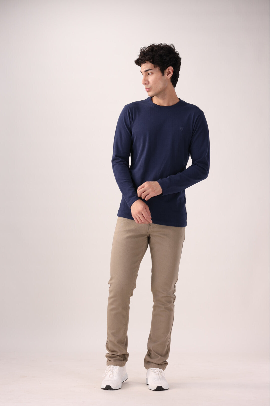 Navy Blue Full-Sleeve T-Shirt