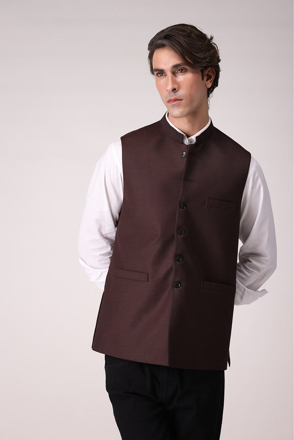 Maroon Waist Coat