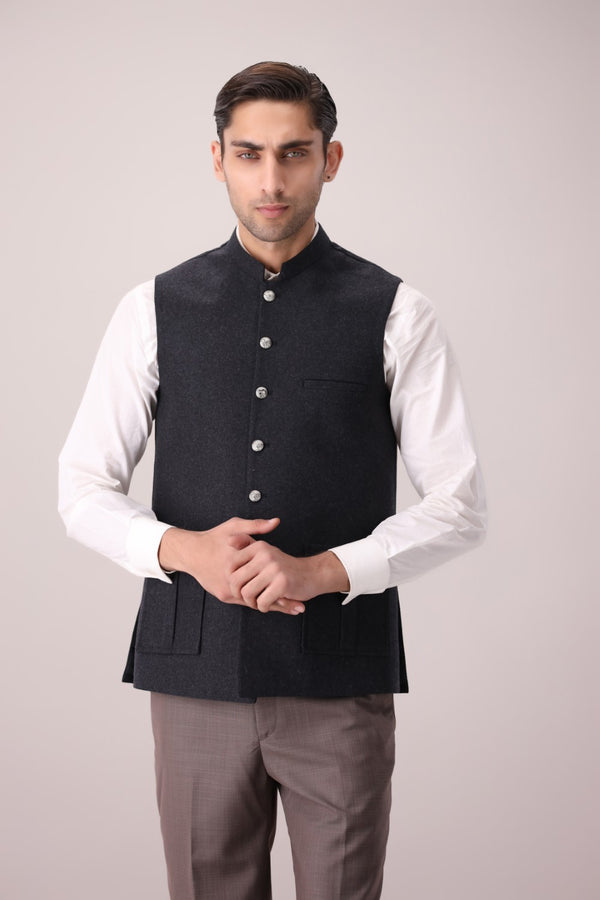 Charcoal Waist Coat