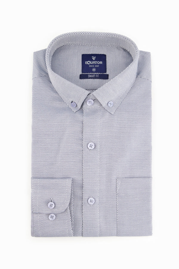 Dark Blue Semi-Formal Shirt