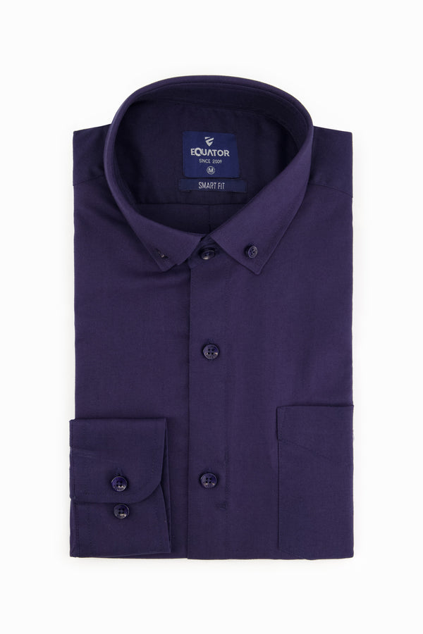 Navy Semi-Formal Shirt