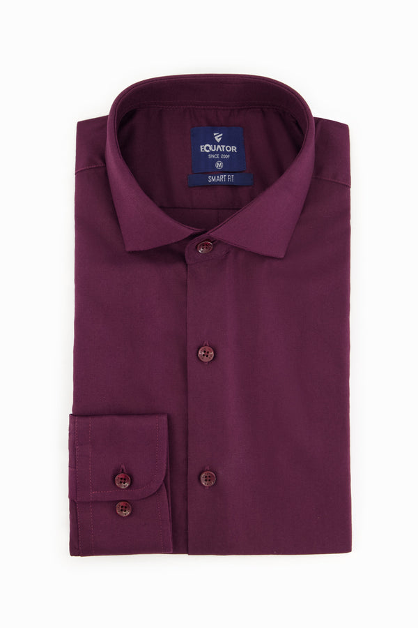 Plum Semi-Formal Shirt