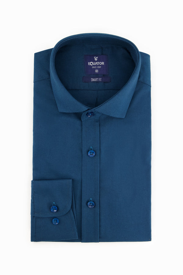 Teal Semi-Formal Shirt
