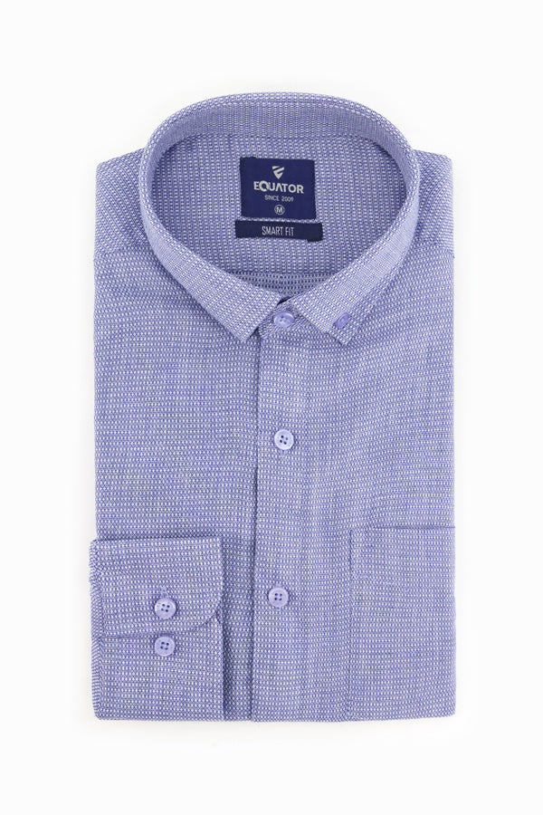 Blue Semi-Formal Shirt