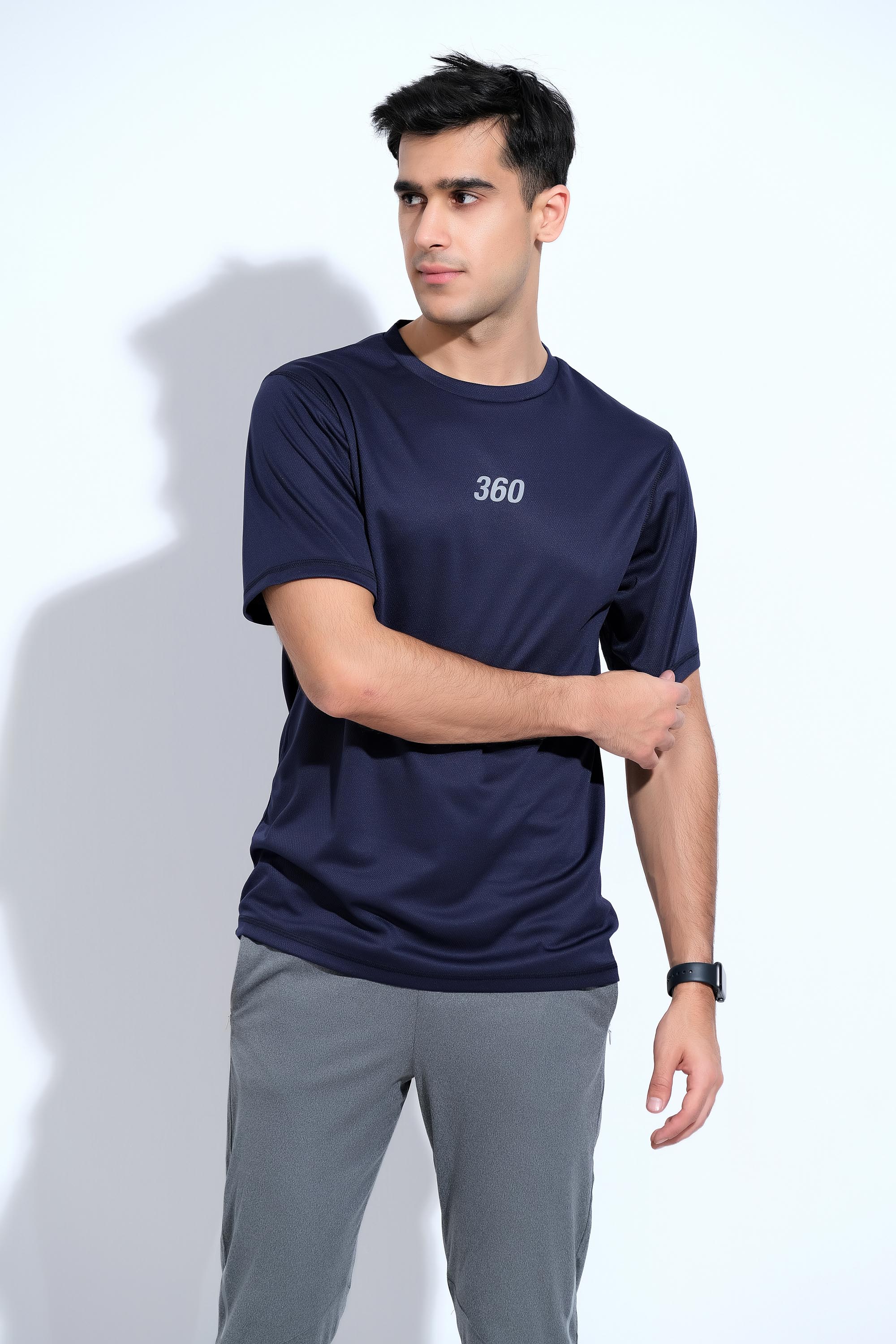Navy Half Sleeve T-Shirt