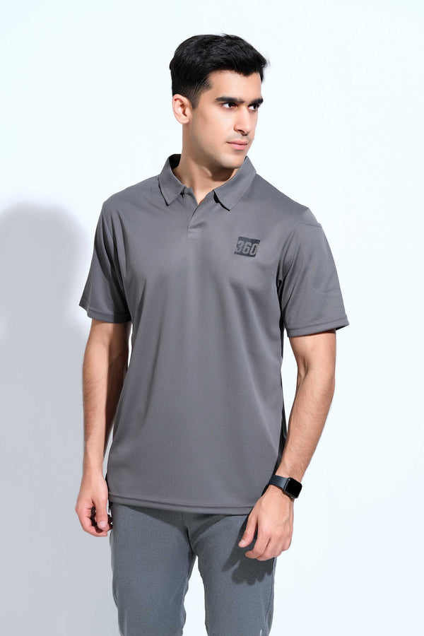 Grey T Shirt Collar HS