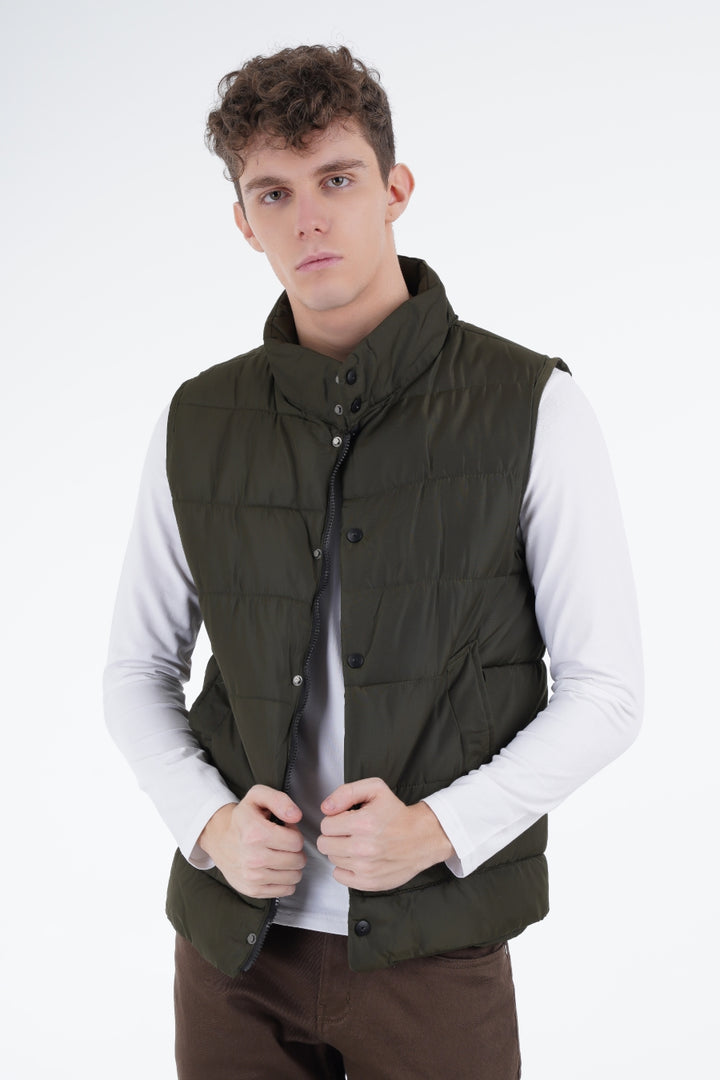 Green Puffer Gilet Equator