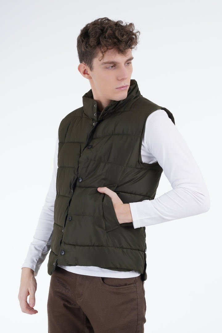 Green Puffer Gilet Equator