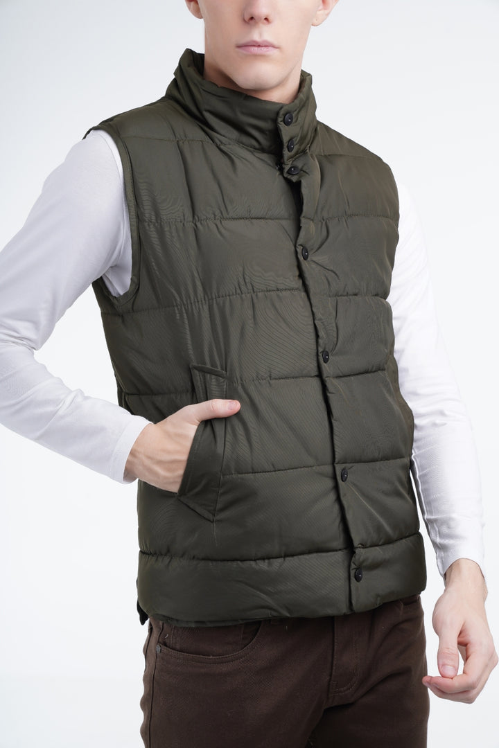 Green Puffer Gilet Equator