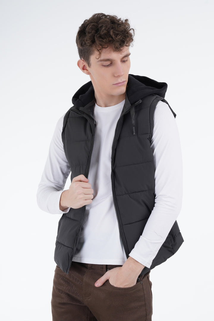 Grey Puffer Gilet Equator