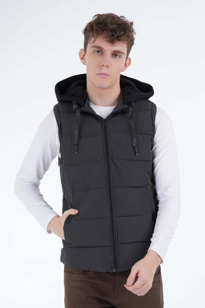 Grey Puffer Gilet Equator