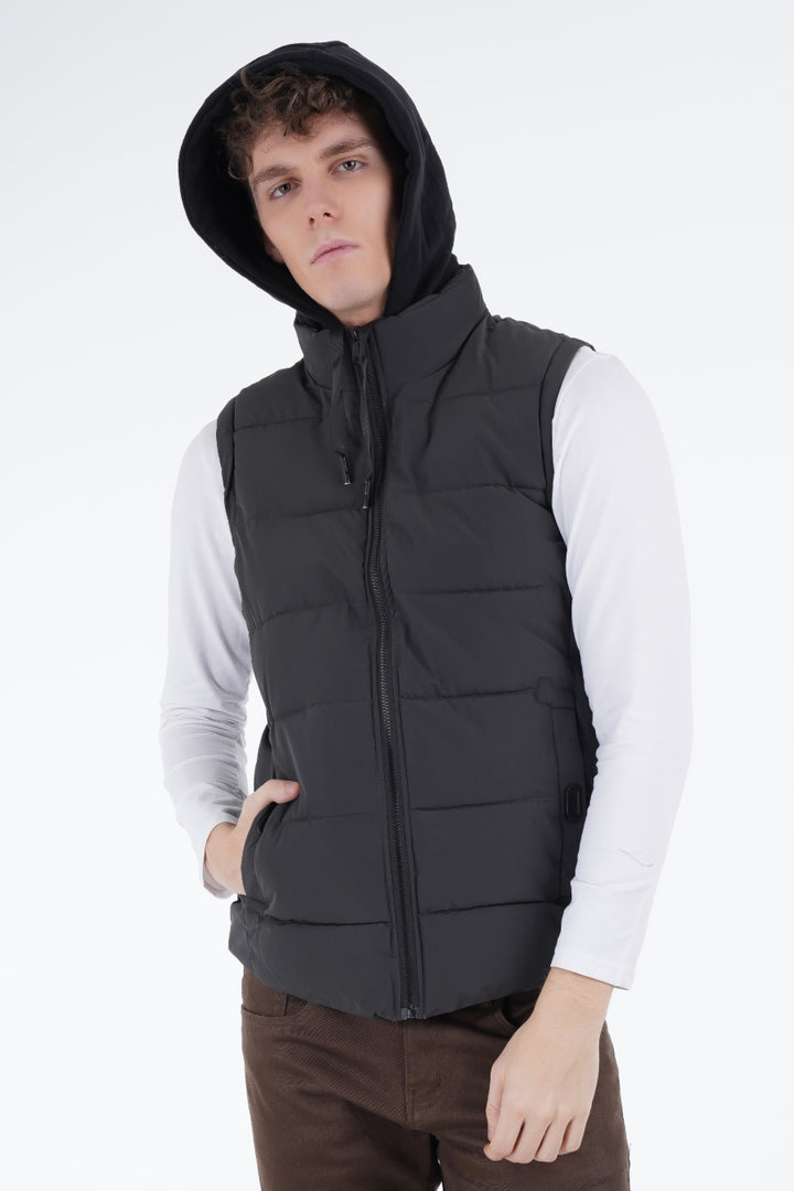 Grey Puffer Gilet Equator