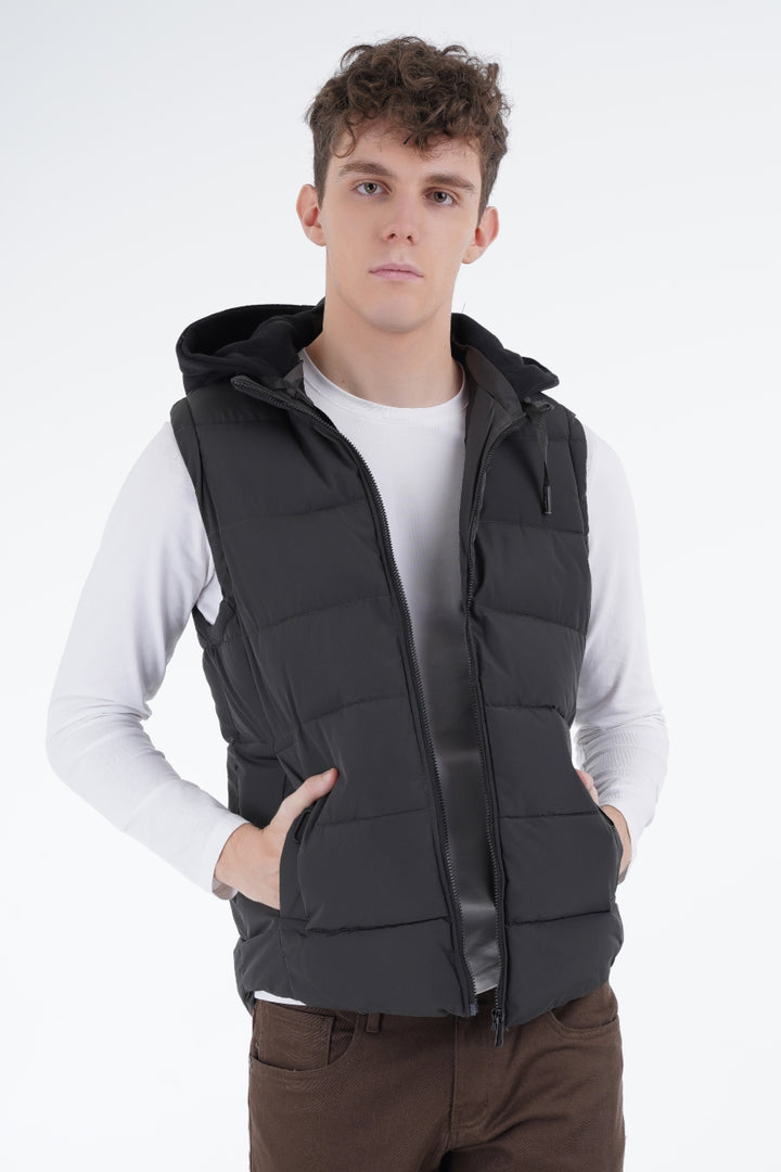 Grey Puffer Gilet Equator