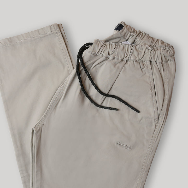 CREAM CASUAL TROUSERS Equator