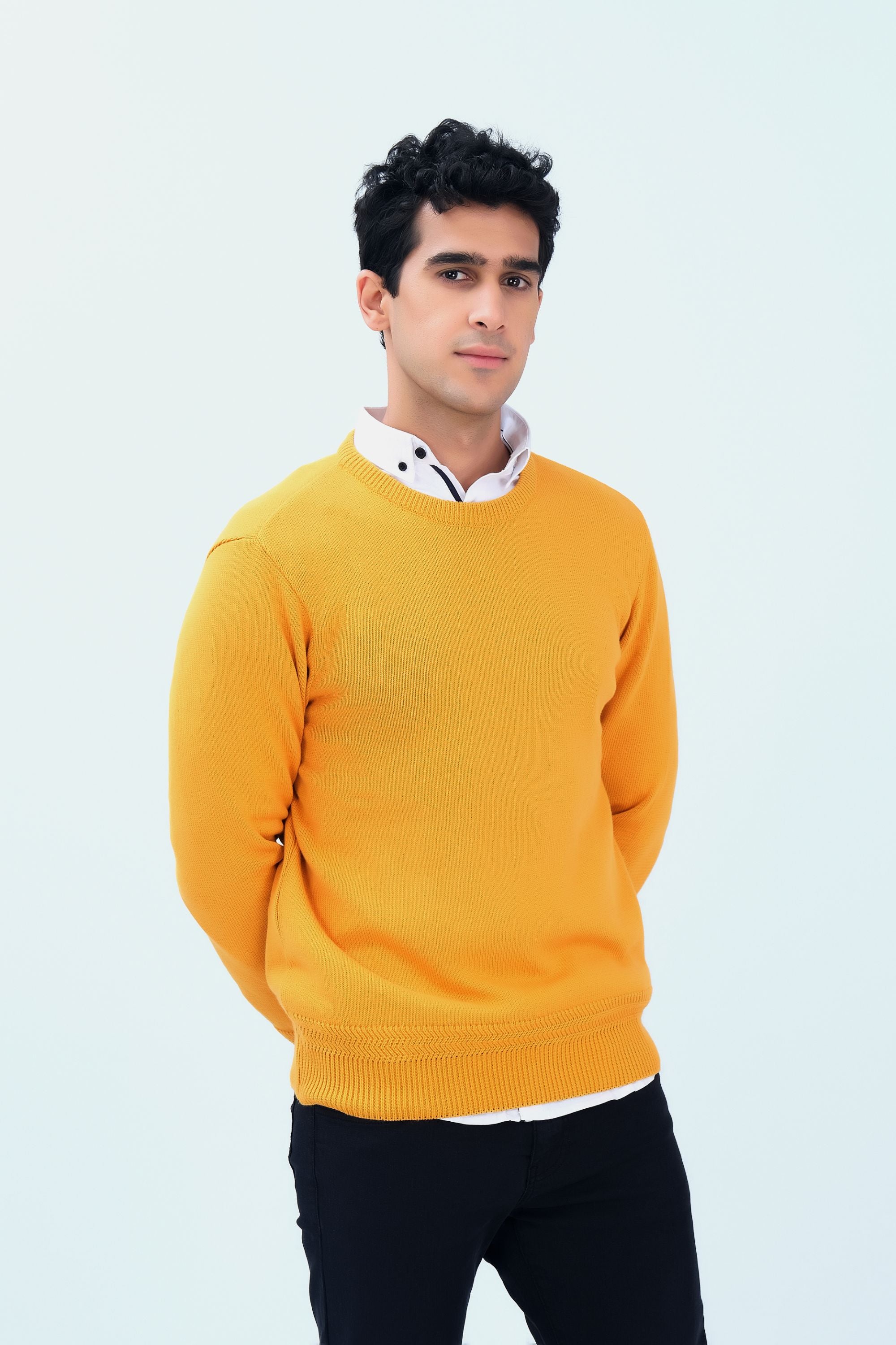 Smart Mustard Sweater