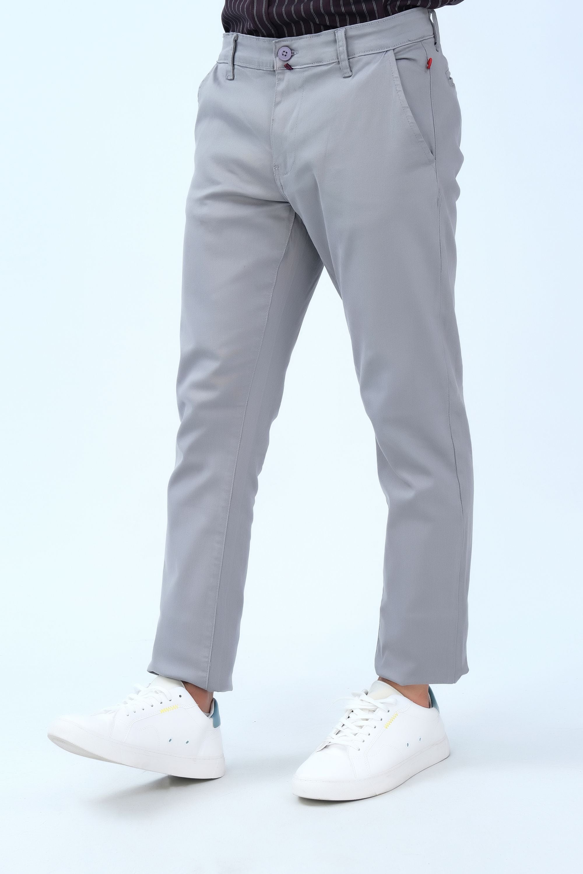 Grey Slim Fit Pent