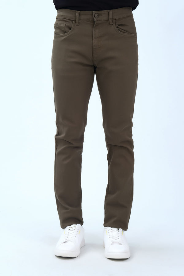 Olive Smart Fit Fashion Pants