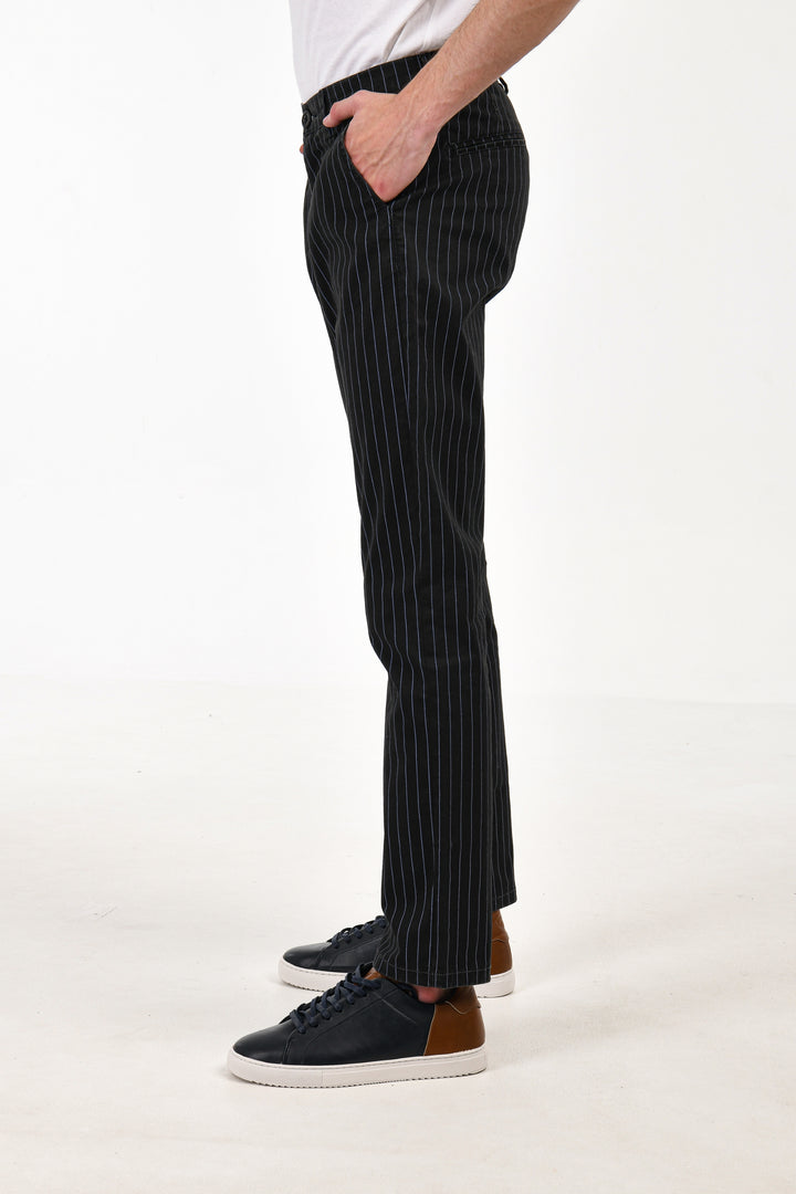 Black Striped Pants Equator