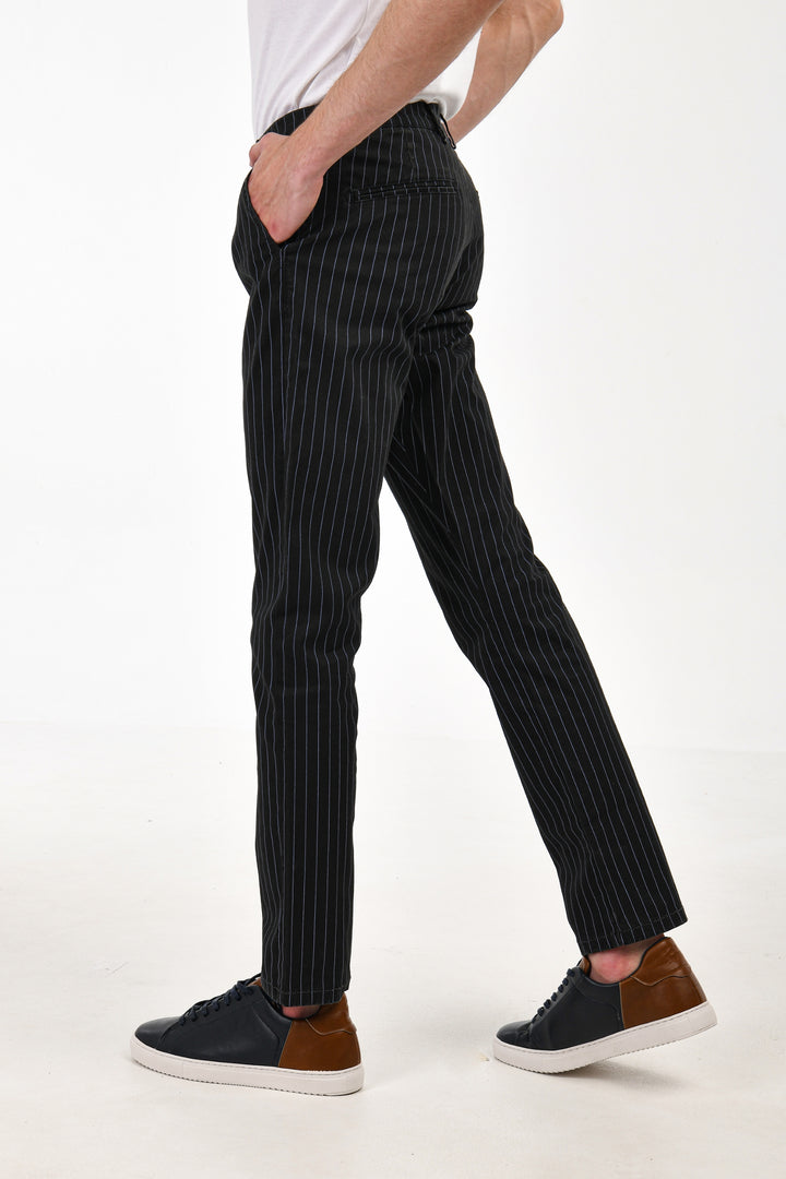 Black Striped Pants Equator