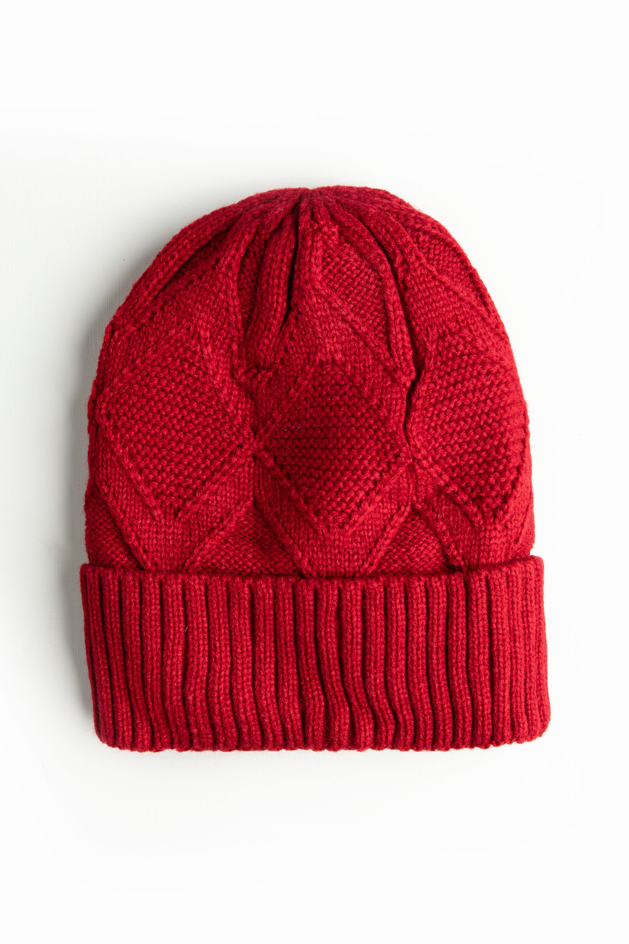 Red Knitted Beanie