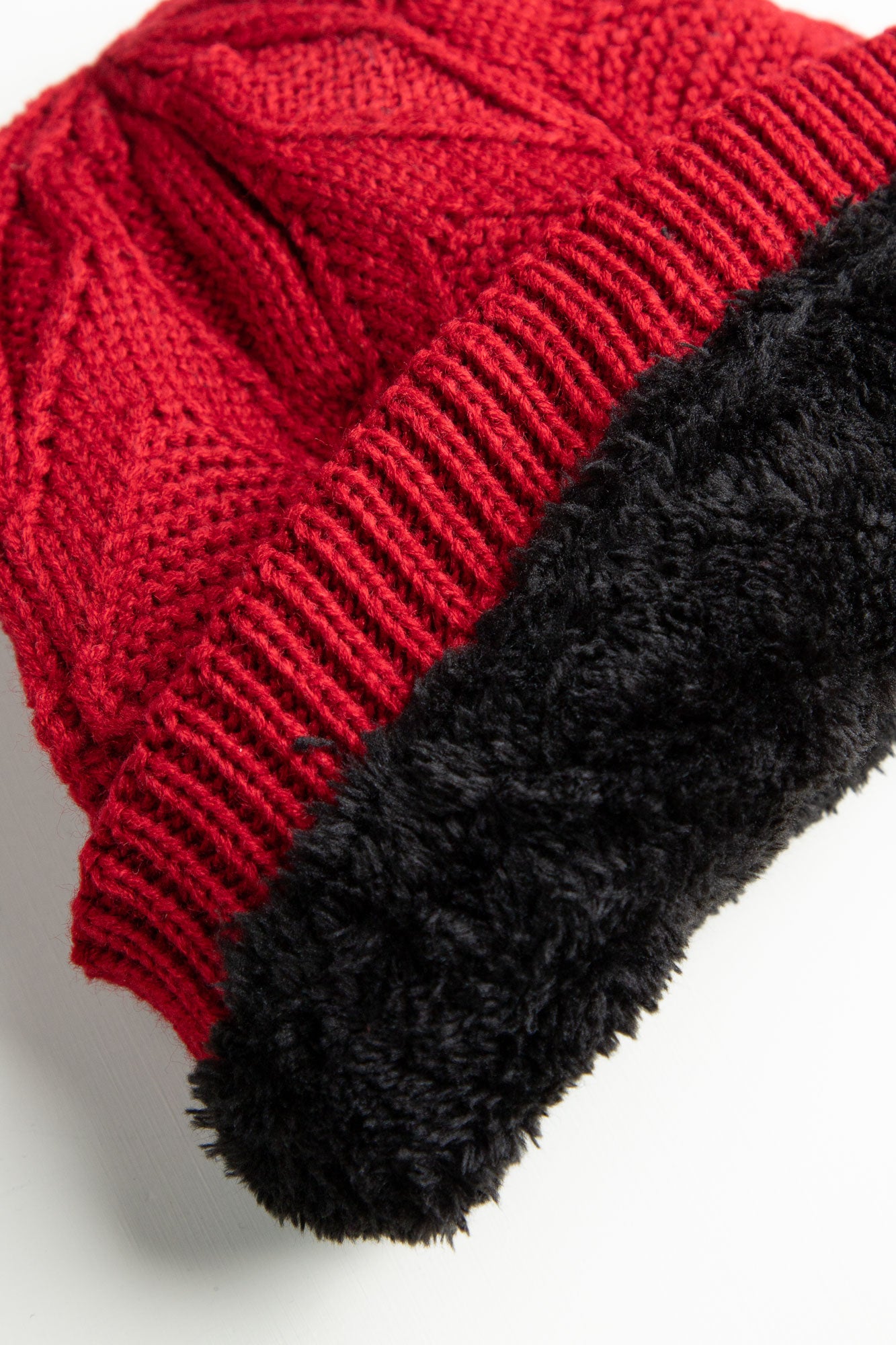 Red Knitted Beanie